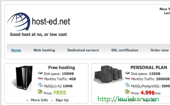 free web hosting web sites