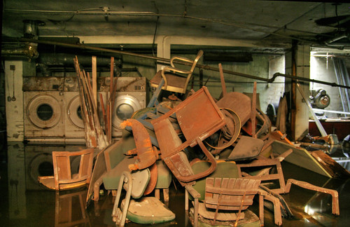 Basement Pile of Chairs