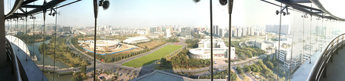 Panorama from the 17th floor: Zhejiang University