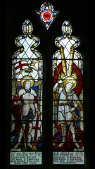 War memorial stained glass window