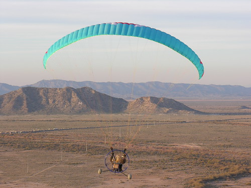 Paragliding and M Mountain near Maricopa, AZ