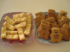 Shortbread and gingerbread