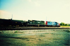 Switching activity at the Canadian National ex Illinois Central Crawford Yard. Chicago Illinois. July 2006.