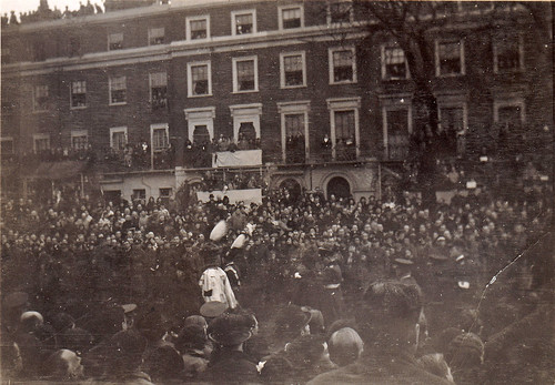 Funeral of King George V. Sussex Gardens, London. 1936.