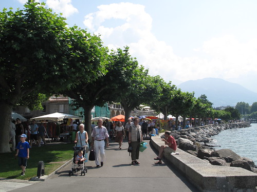 Market in Vevey, Switzerland