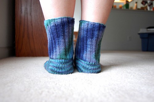 FO: Feelin' Blue socks