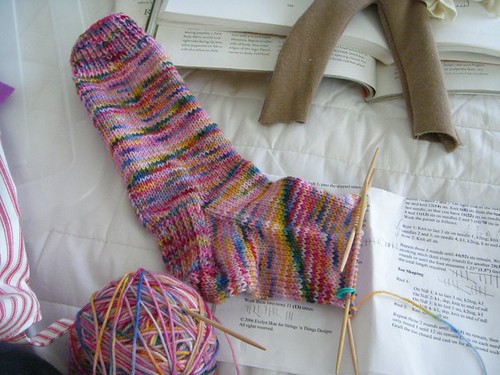 rainbow sock