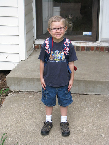 Zach's First Day of Preschool - 1