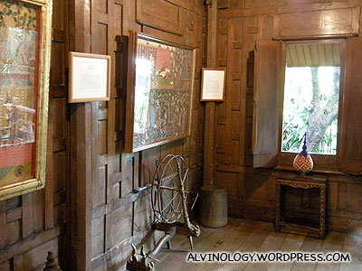 Interior of one of smaller houses