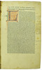 Decorated initial and manuscript annotations in Plinius Secundus, Gaius (Pliny the Elder): Historia naturalis