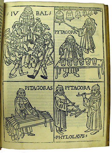 Woodcut illustrations in Gafurius, Franchinus: Theorica musicae