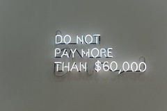 Jonathan Monk - Do Not Pay More Than $60,000 - Lisson Gallery