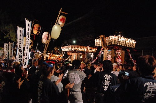 Mikoshis of Niigata Festival at the Hakusan Shrine of Niigata [#50676]