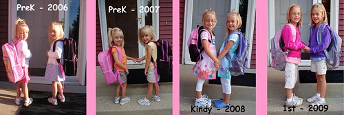 1st day of school through the years...