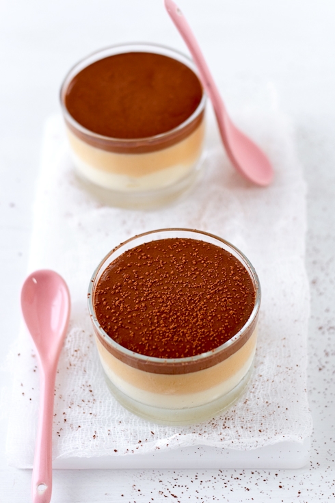 Vanilla, Caramel & Chocolate Mousse