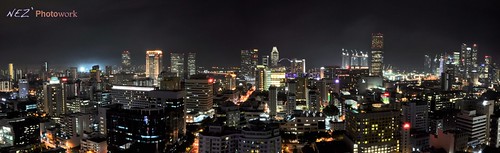 panorama night singapore