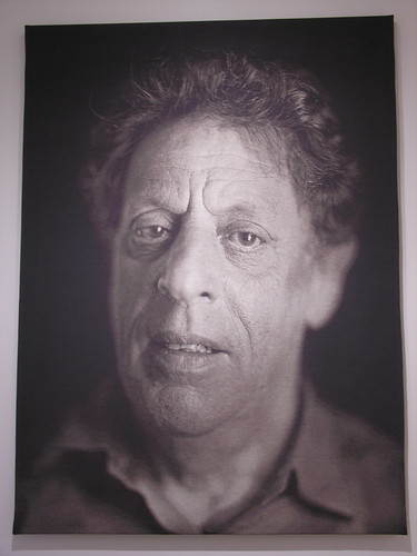 Philip Glass State 1 by Chuck Close
