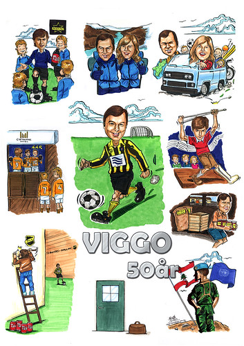 Caricature montage of Viggo A4 (revised) flattened