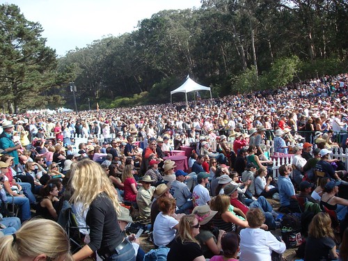 Bluegrass-lovers by the thousands at HSB 2008 (pic courtesy of the european bluegrass music association blog)