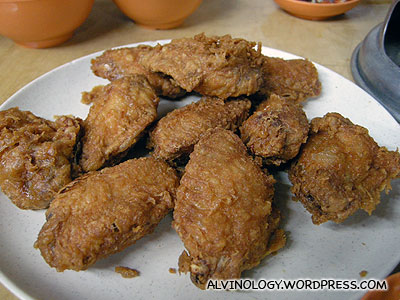 Prawn-sauce fried chicken