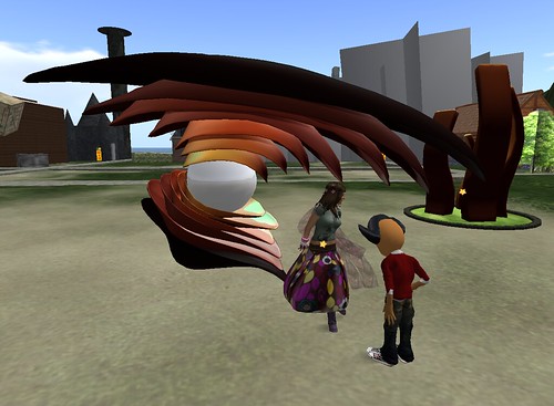 new sculpture idea, the eye 3 in secondlife 1