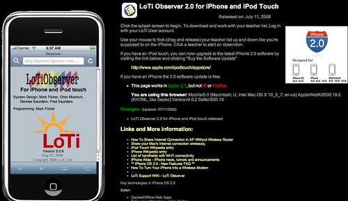 LoTi Observer for iPhone and iPod Touch