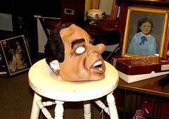 Richard Nixon mask in a Portland, Oregon antiq...
