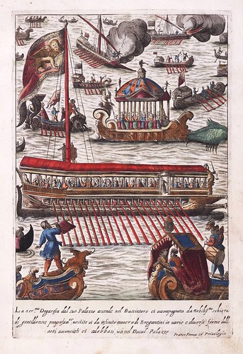 013- La Dogaresa de Venecia acompañada de su sequito-Habiti d’hvomeni et donne venetiane 1609