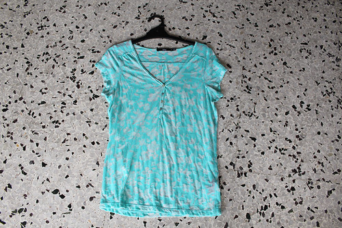 sportsgirl light turquoise shirt