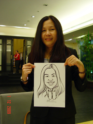 Caricature live sketching for Siam Express - 1