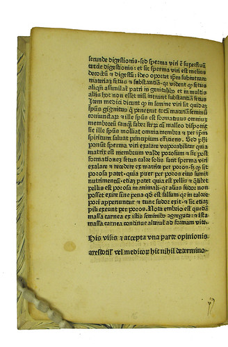 Manuscript gathering number in Albertus Magnus [pseudo-]: Secreta mulierum et virorum cum commento