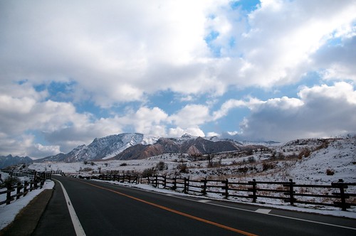 snowcapped(Mt.Aso)
