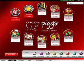 Piggs Casino Lobby