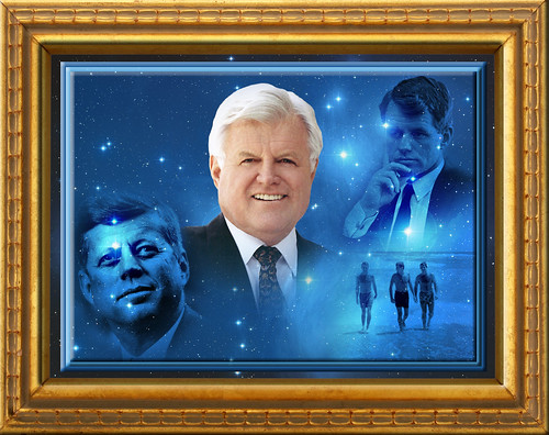 Framed Version: In Loving Memory of U.S. Senator, Edward (Ted) M. Kennedy. Together again with his brothers, John (Jack) F. Kennedy &amp; Robert (Bobby) Kennedy