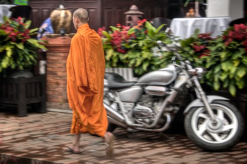 Monk and a Motorcycle