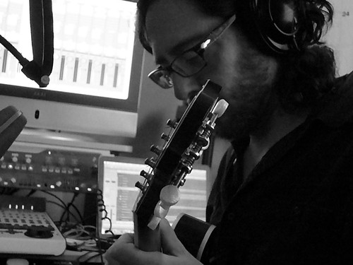 Daniel Barrett in the Studio
