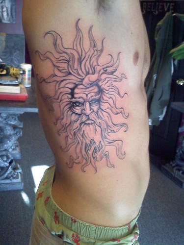 god tattoos. Jason Jessee Sun God Tattoo by