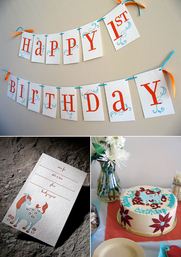 Smock real party: a vibriant first birthday party 