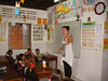 Volunteer in Blum classroom