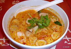 Tom Yam Noodle Soup, Bangkok Thailand