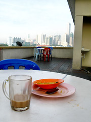 Empty Plate, Teh Tarik and KL Skyline