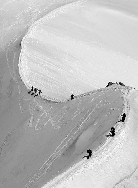 "S-line". Mont Blanc. Summer 2009