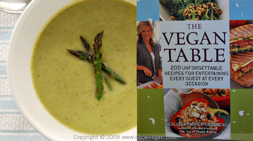 Roasted Asparagus Soup From The Vegan Table
