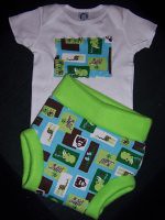 Mint Chocolate Zoo Soaker Outfit Size Med