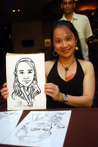 Caricature live sketching for Standard Chartered Bank - 19