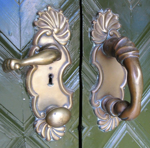 Door Handle and Knocker with instructions.. by faster2007.