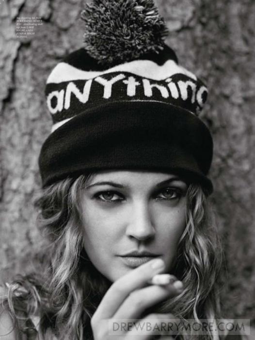 US Actress Drew Barrymore Pop Magazine Winter 2008