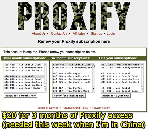 $20 for 3 months of Proxify access