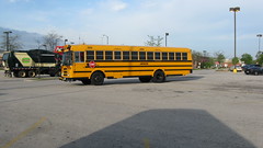 Jone's Bus Company Thomas school bus. Elk grove Village Illinois. September 2009.