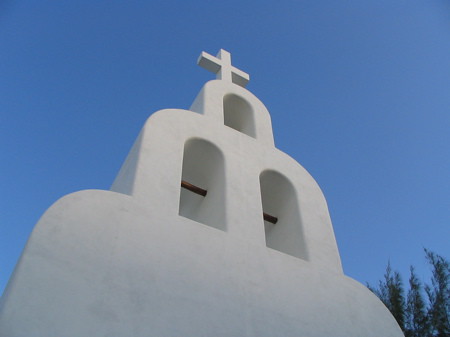Church in Playa Del Carmen on 5th Avenue